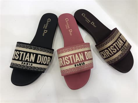 dior ladies sandals|christian dior slippers original.